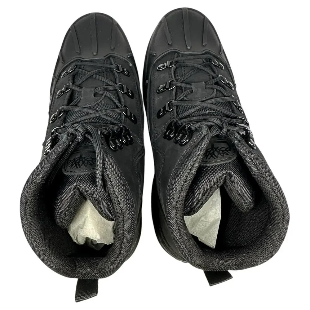 Timberland Converge Mid Lace Waterproof Juniors 6M‎ Leather Boots Black Gorpcore